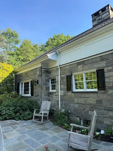 Exterior windows cleaned and sparkling