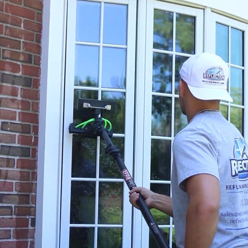 Exterior window cleaning result in New Jersey