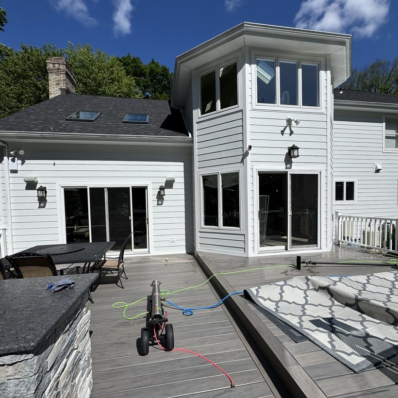 Exterior window cleaning result in New Jersey