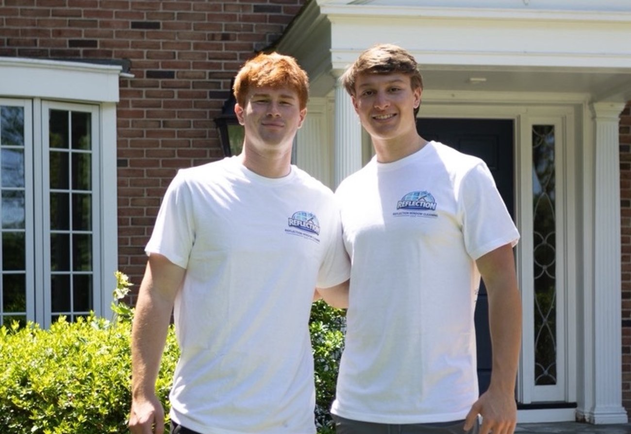 Luca and Ryan, owners of Reflection Window Cleaning