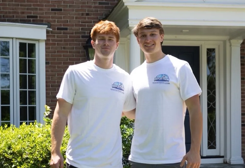 Luca and Ryan, owners of Reflection Window Cleaning